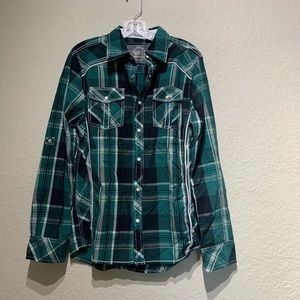 Buckle / Green flannel / size M